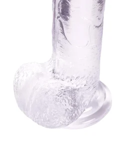 6 Inch Realistic Jelly Dildo with Suction Cup Base