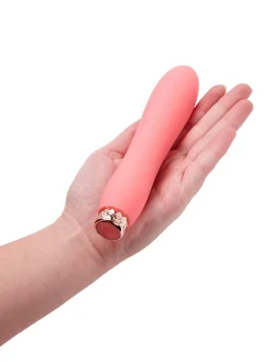 5 Inch Silicone Beginners Vibrator with Removable Bullet