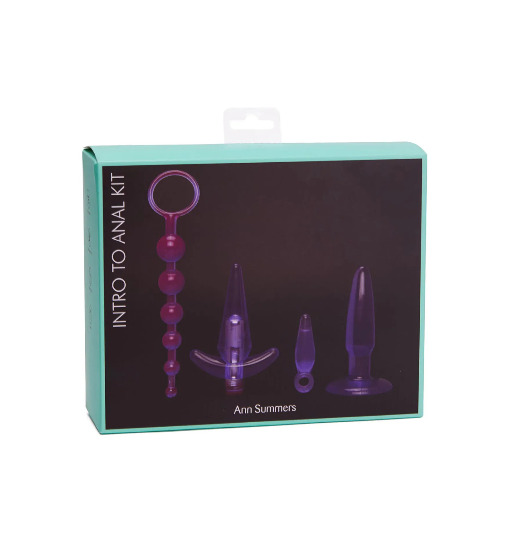 Intro to Anal Pleasure Waterproof 4 Piece Sex Toy Set