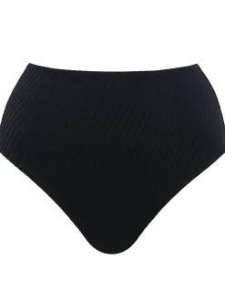Jet Set High Waist Bikini Brief - Black