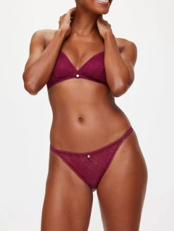 Knickerbox Alice Lace G-String - Dark Red