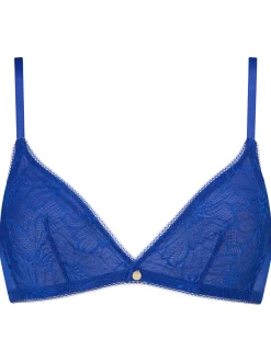 Knickerbox Alice Lace Triangle Bralette - Dark Green