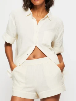 Knickerbox Annie Cotton Shorts - White