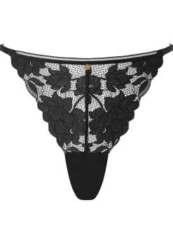 Knickerbox Dolly Lace Brazilian Knickers - Black