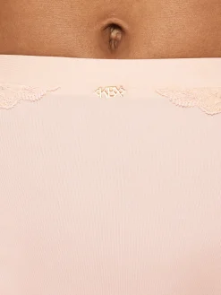 Knickerbox Harper High Waisted Brazilian Knickers - Pale Pink
