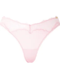Knickerbox Josie Lace Thong - Pale Pink