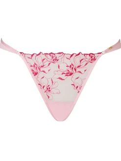 Knickerbox Marilyn Embroidered Brazilian Knickers - Light Pink