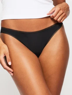 Knickerbox Microfibre Lace Brazilian Knickers - Pack of 3 - Black