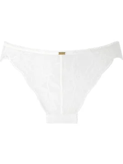 Knickerbox Nova Lace Brazilian Knickers - White