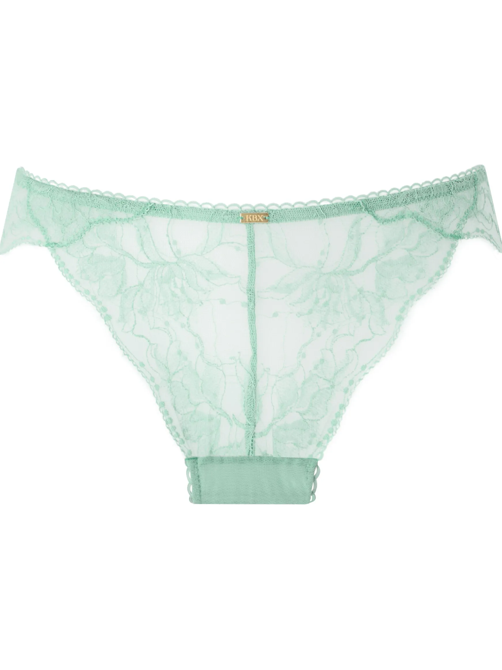 Knickerbox Nova Lace Brazilian Knickers - Mint