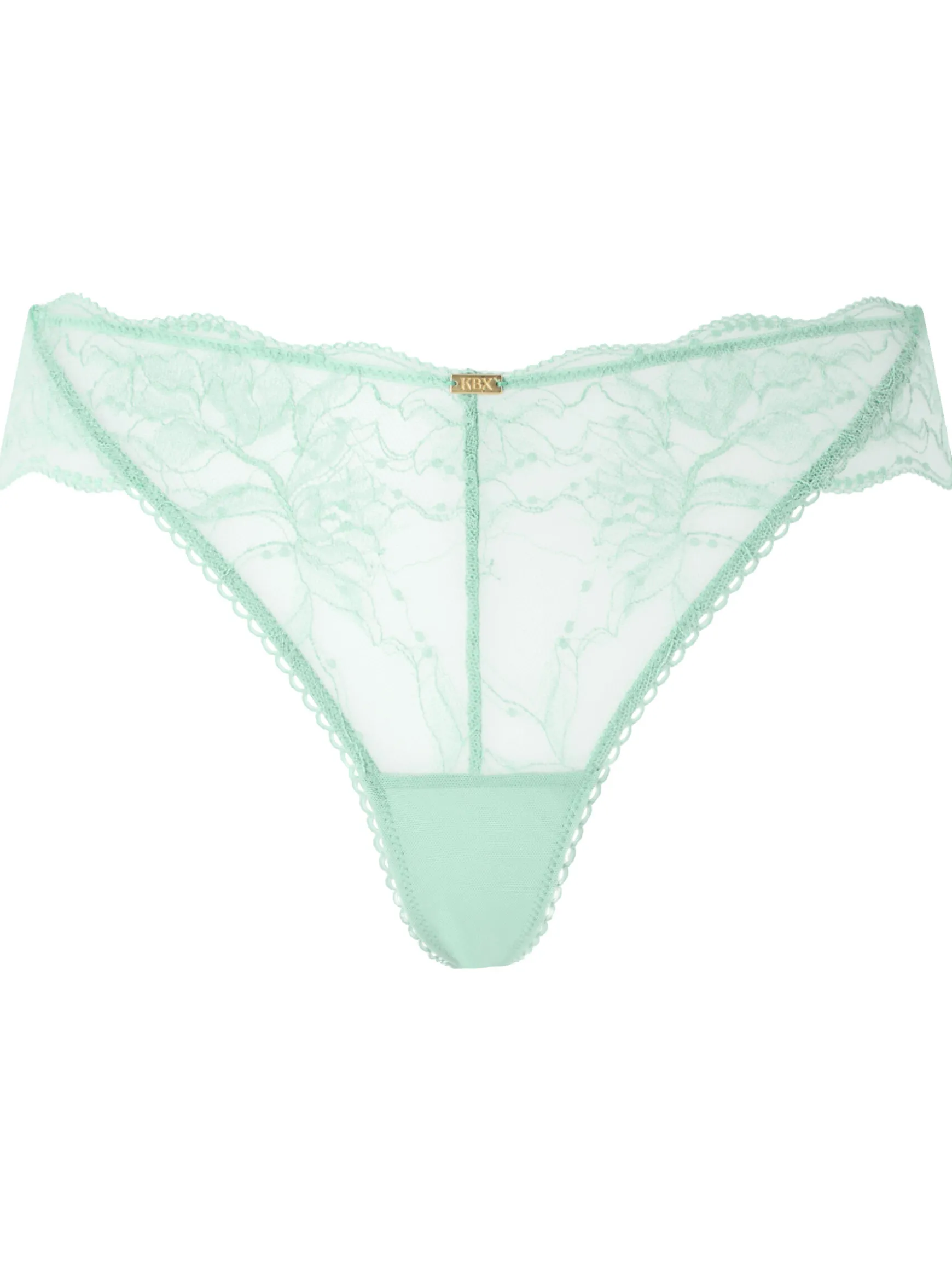 Knickerbox Nova Lace Thong - Mint