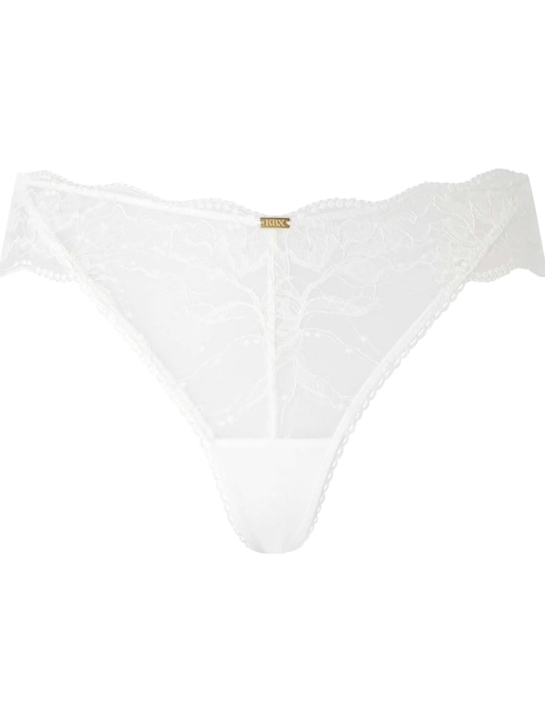 Knickerbox Nova Lace Thong - White