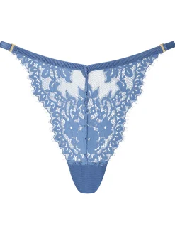 Knickerbox Renee Lace G-String - Blue
