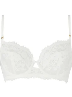 Knickerbox Renee Lace Non Padded Balcony Bra - Ivory
