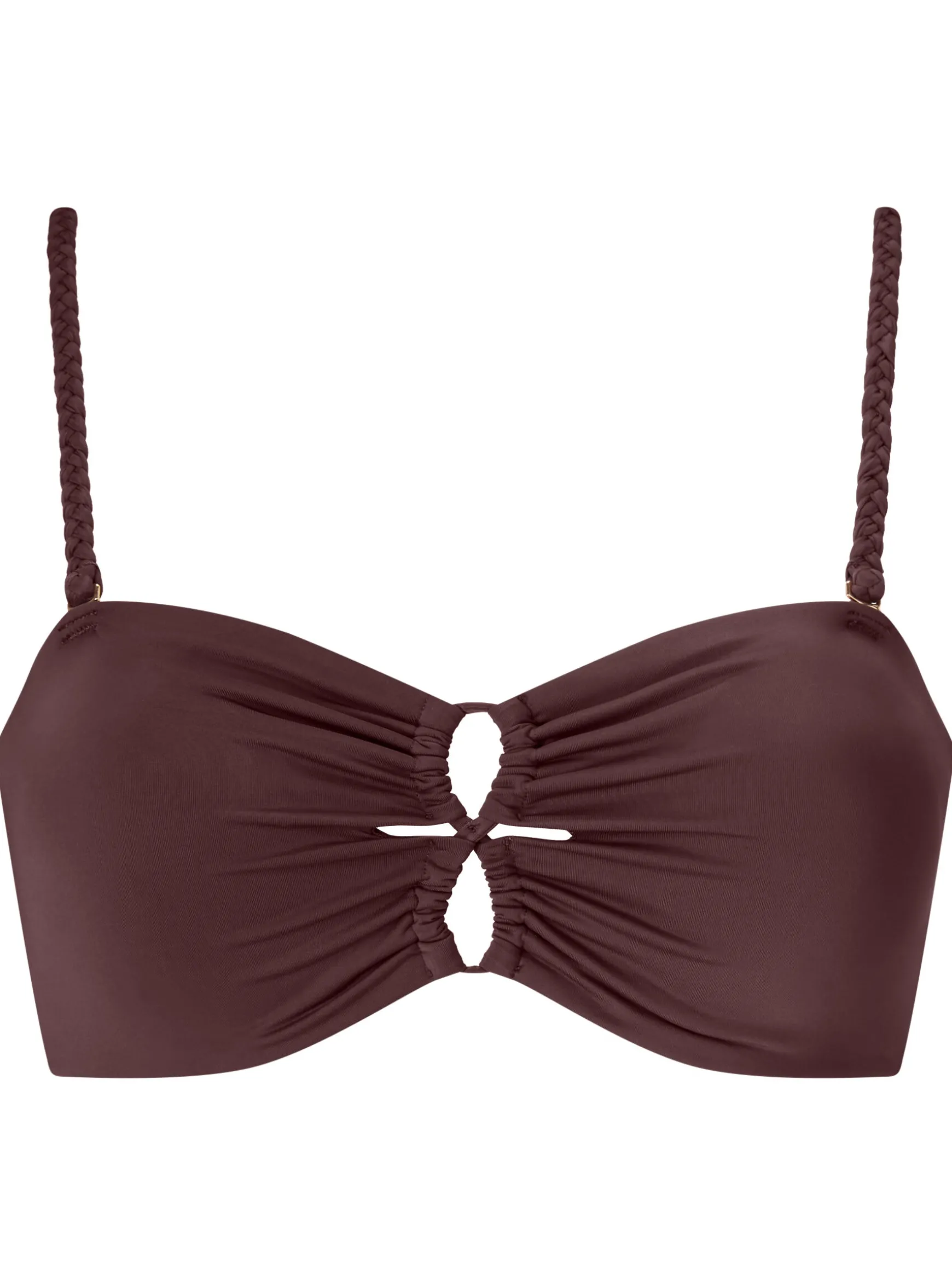 Knickerbox Swim Collections Non Wired Bikini Top - Brown