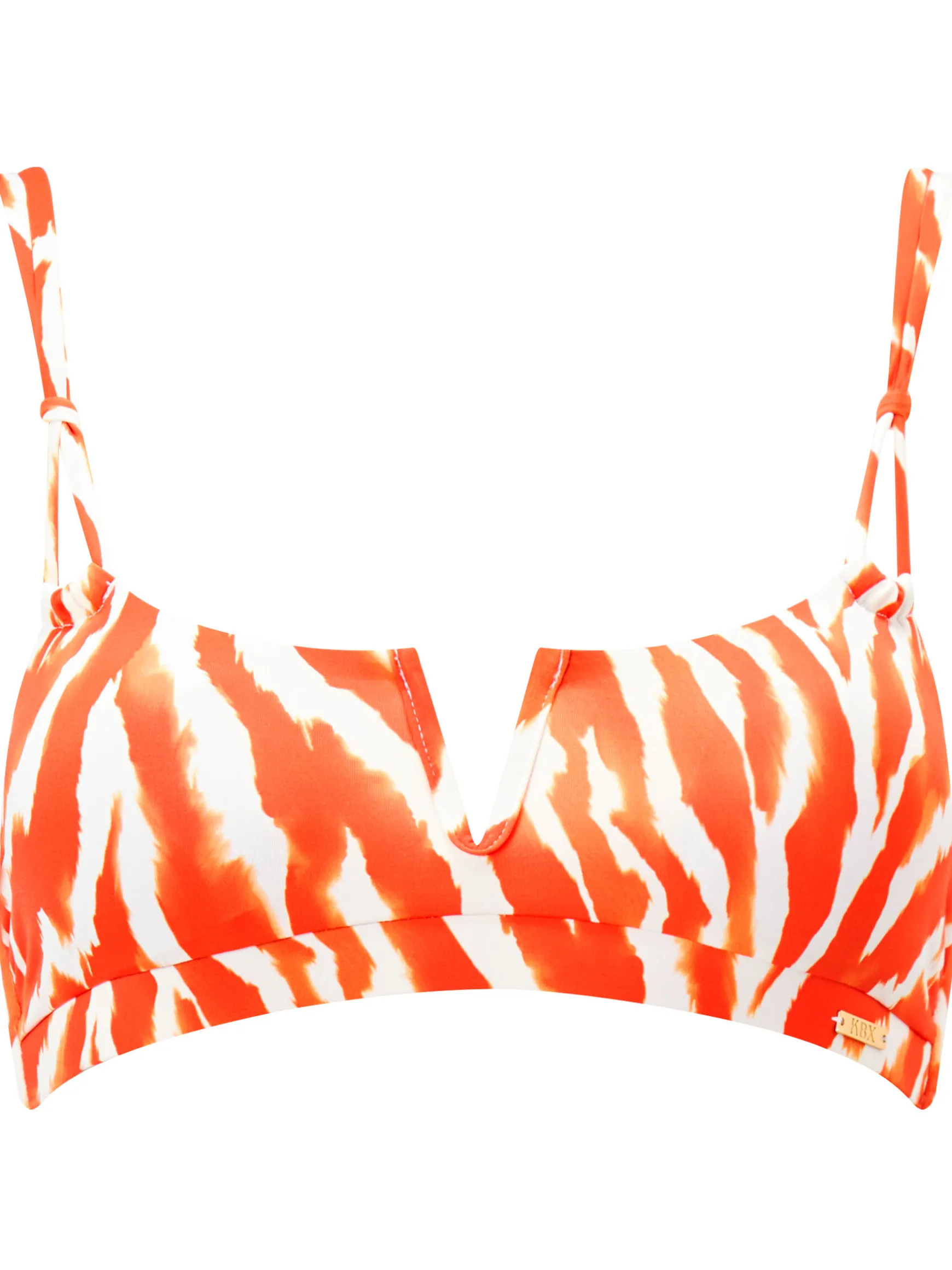 Knickerbox Swim Essentials Non Wired Bikini Top - Orange