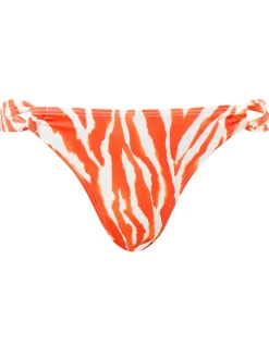 Knickerbox Swim Essentials Printed Tanga Bikini Bottoms - Orange