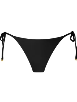 Knickerbox Swim Essentials Tie Side Tanga Bikini Bottoms - Black