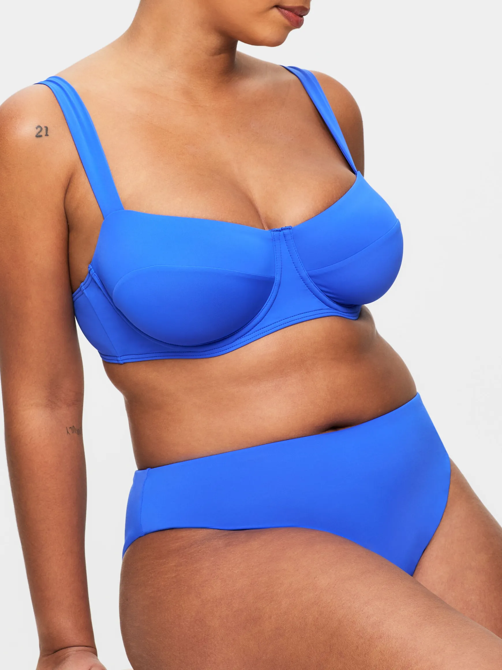 Knickerbox Swim Essentials Wired Bikini Top - Blue