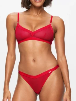 Knickerbox Zadie Brazilian Knickers - Red