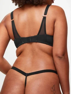 Knickerbox Zadie Fuller Bust Non Padded Plunge Bra - Black
