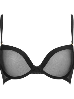 Knickerbox Zadie Fuller Bust Non Padded Plunge Bra - Black