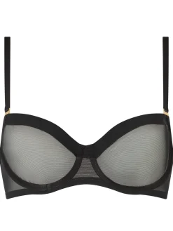 Knickerbox Zadie Non Padded Balcony Bra - Black