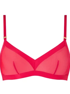 Knickerbox Zadie Non Padded Bralette - Red