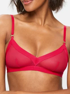 Knickerbox Zadie Non Padded Bralette - Red