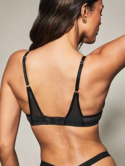Knickerbox Zadie Non Padded Plunge Bra - Black