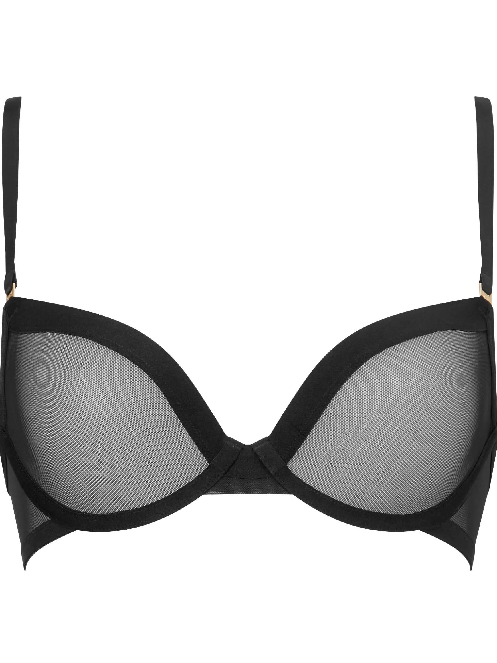 Knickerbox Zadie Non Padded Plunge Bra - Black