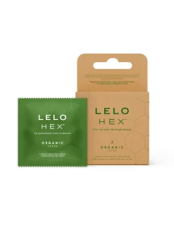 LELO Hex Condoms Organic - 3 Pack