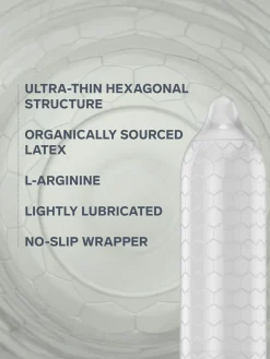 LELO Hex Condoms Organic - 12 Pack