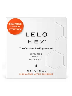 LELO Hex Condoms Original - 3 Pack