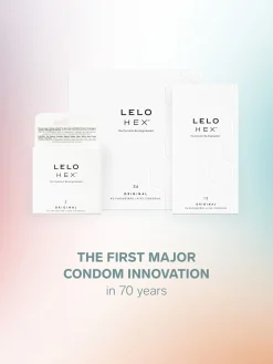 LELO Hex Condoms Original - 3 Pack
