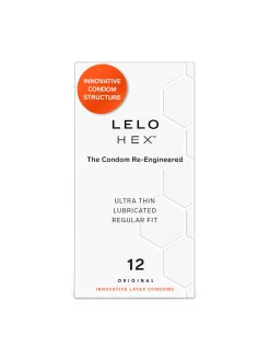 LELO Hex Condoms Original - 12 Pack