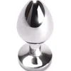 Medium Jewelled Metal Butt Plug