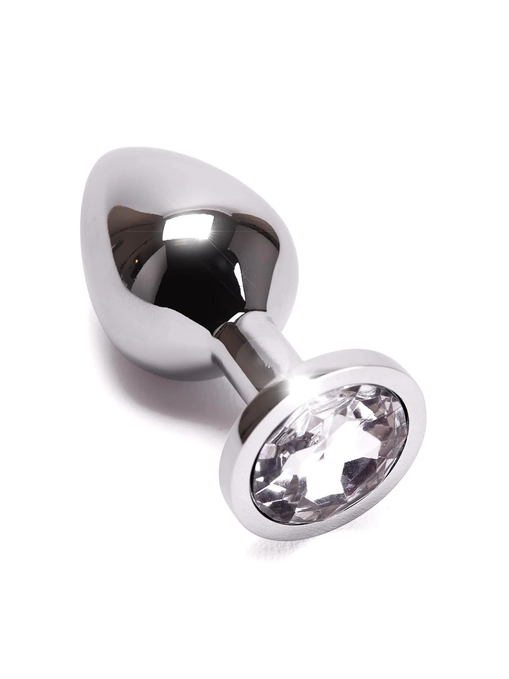 Medium Jewelled Metal Butt Plug