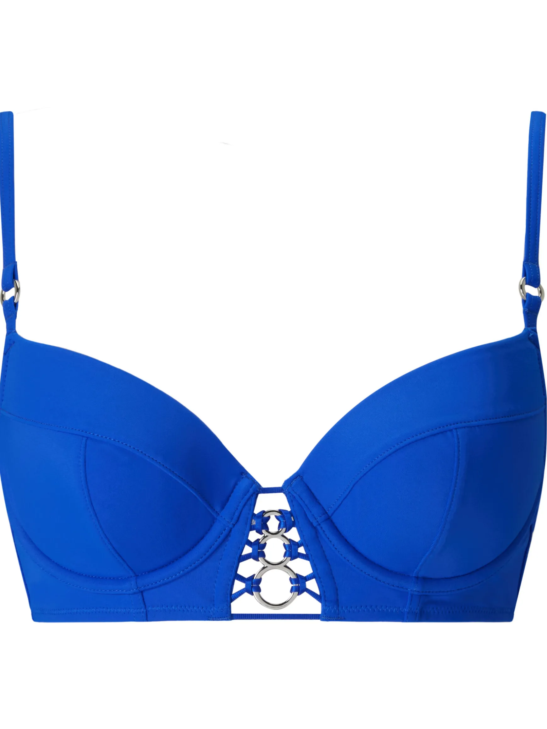 Miami Dreams Underwired Padded Bikini Top - Cobalt