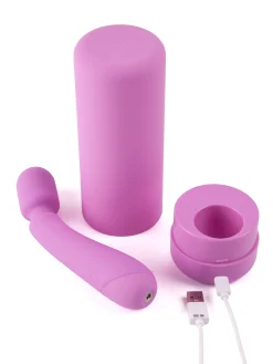 Moregasm+ Pleasure Unplugged Vibrating Massage Wand with Charging Case