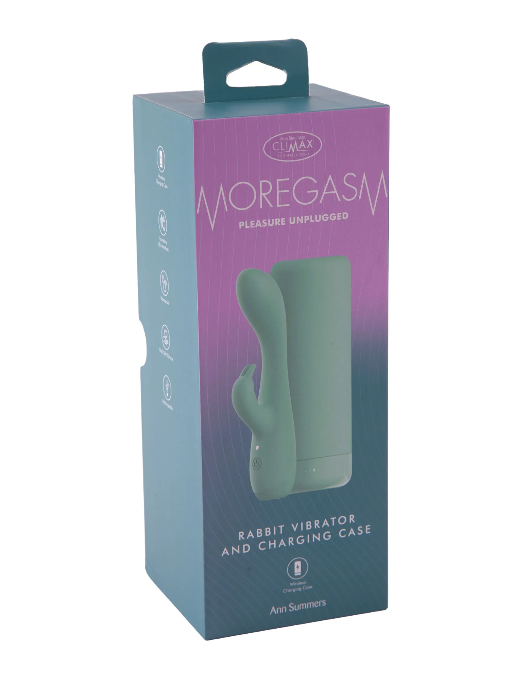 Moregasm+ Pleasure Unplugged Rabbit Vibrator with Charging Case