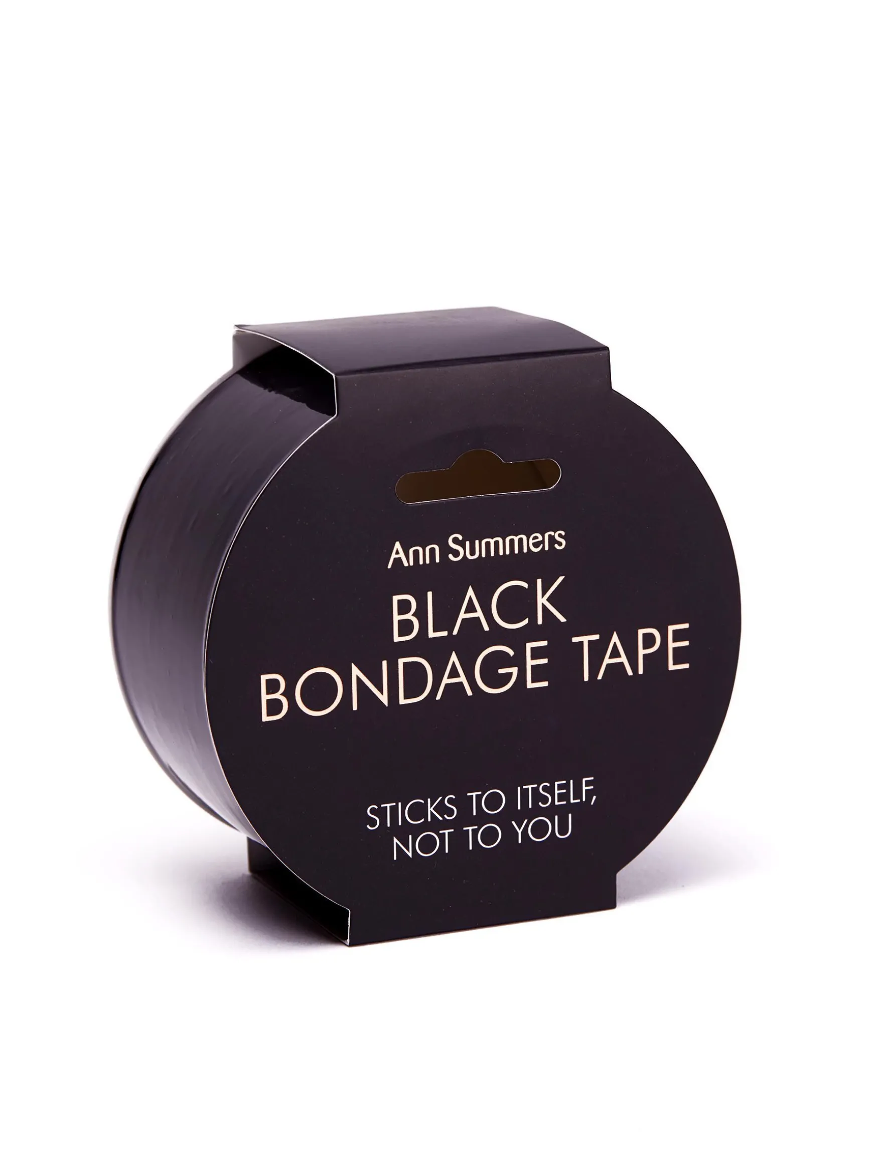 Non-Sticky PVC Bondage Tape - Black