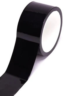Non-Sticky PVC Bondage Tape - Black