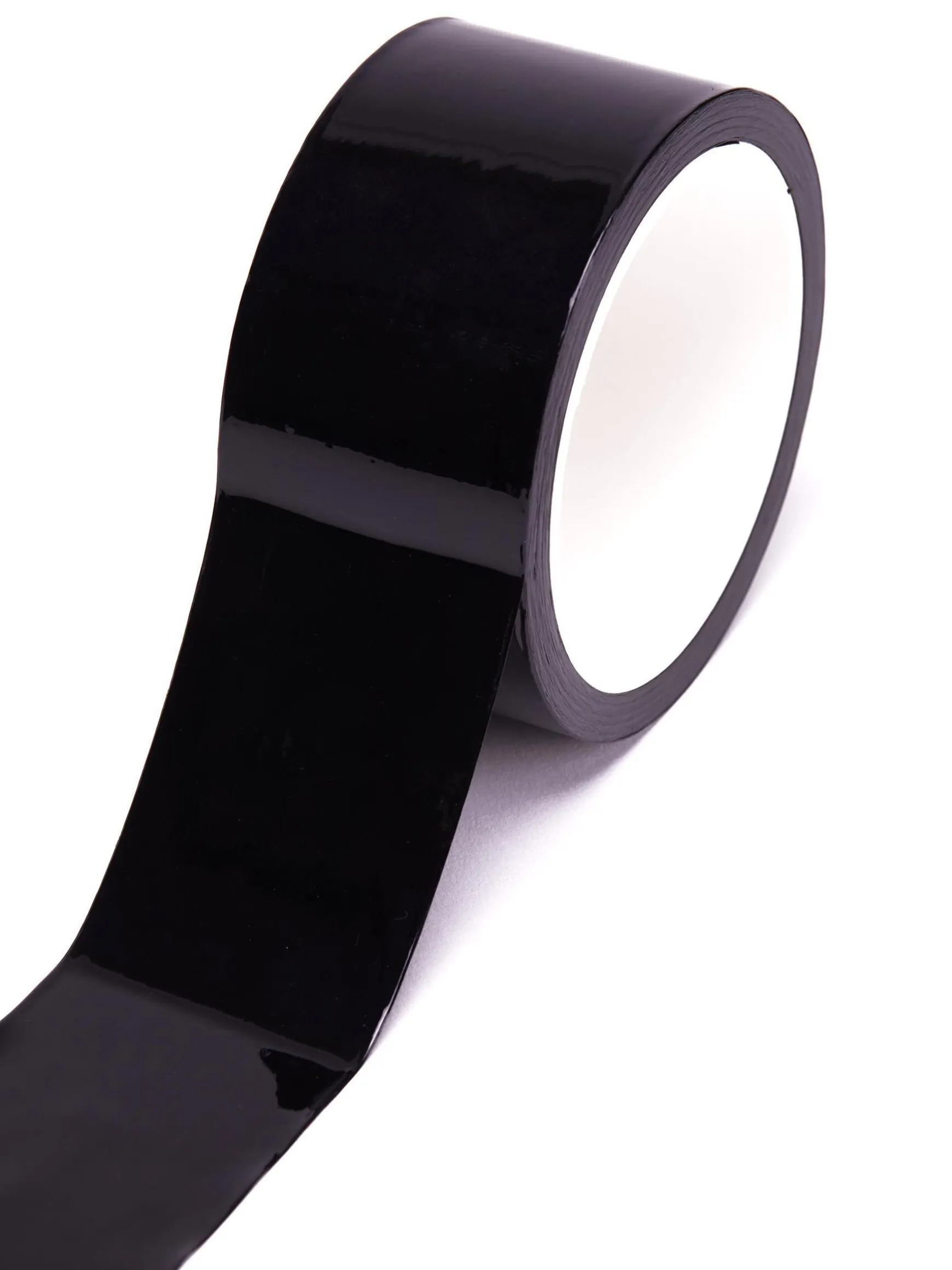 Non-Sticky PVC Bondage Tape - Black