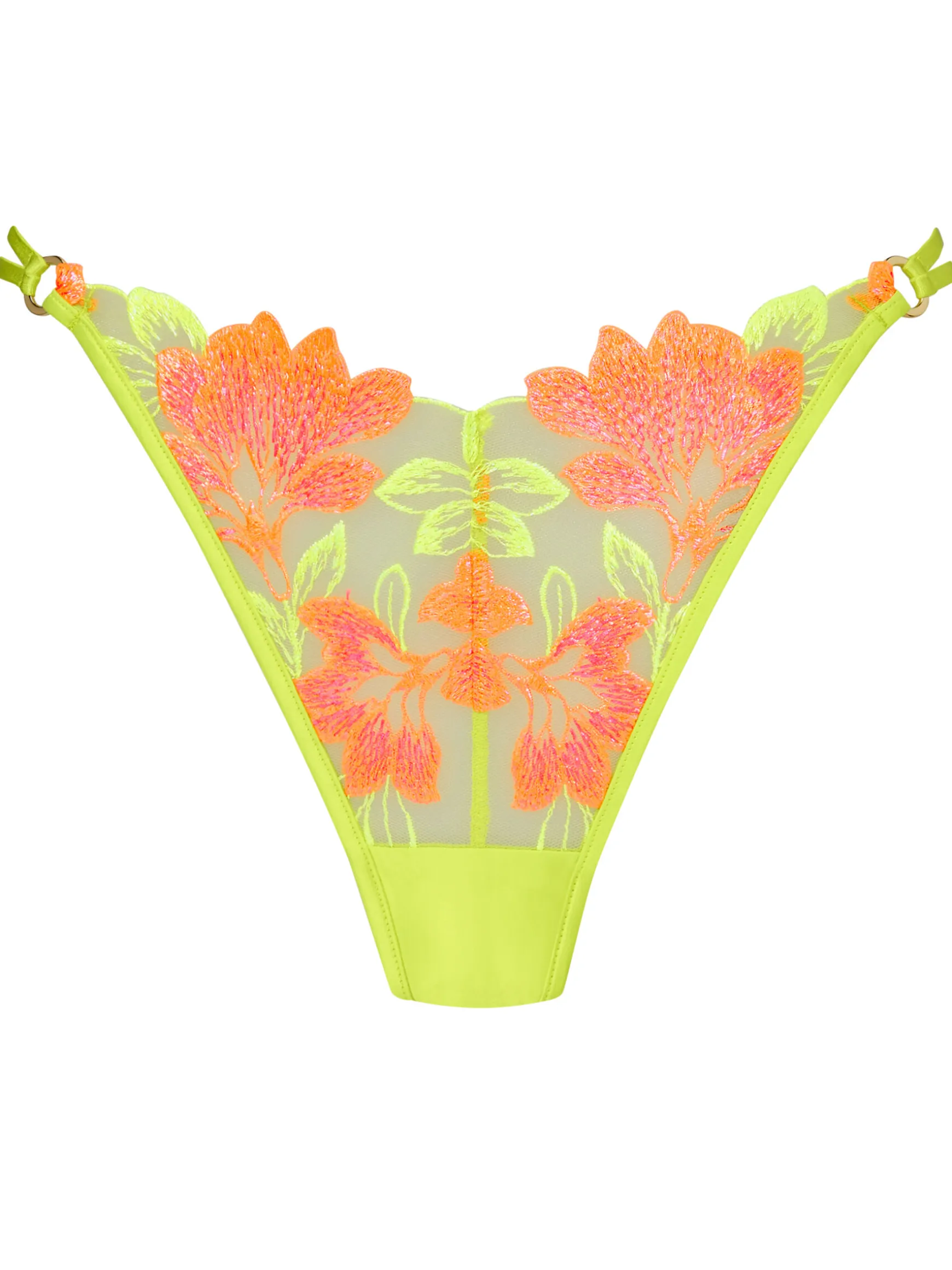 Paradise Glow G-String - Lime