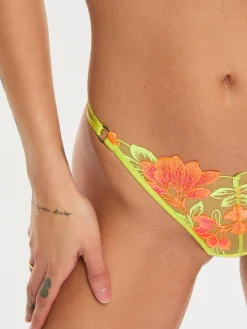 Paradise Glow G-String - Lime