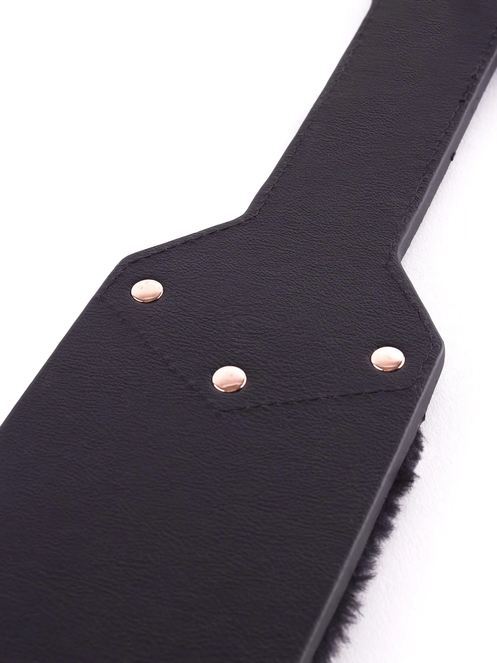 Parlour Faux Fur & Leather 2 Texture Paddle