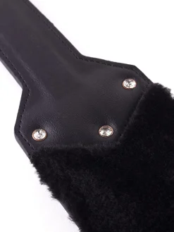Parlour Faux Fur & Leather 2 Texture Paddle