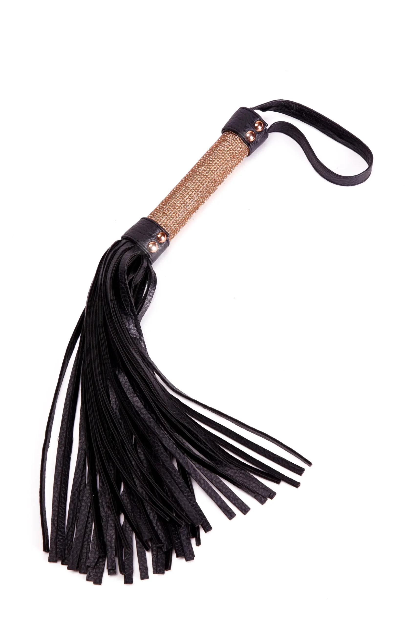 Parlour Faux Leather Diamante Flogger