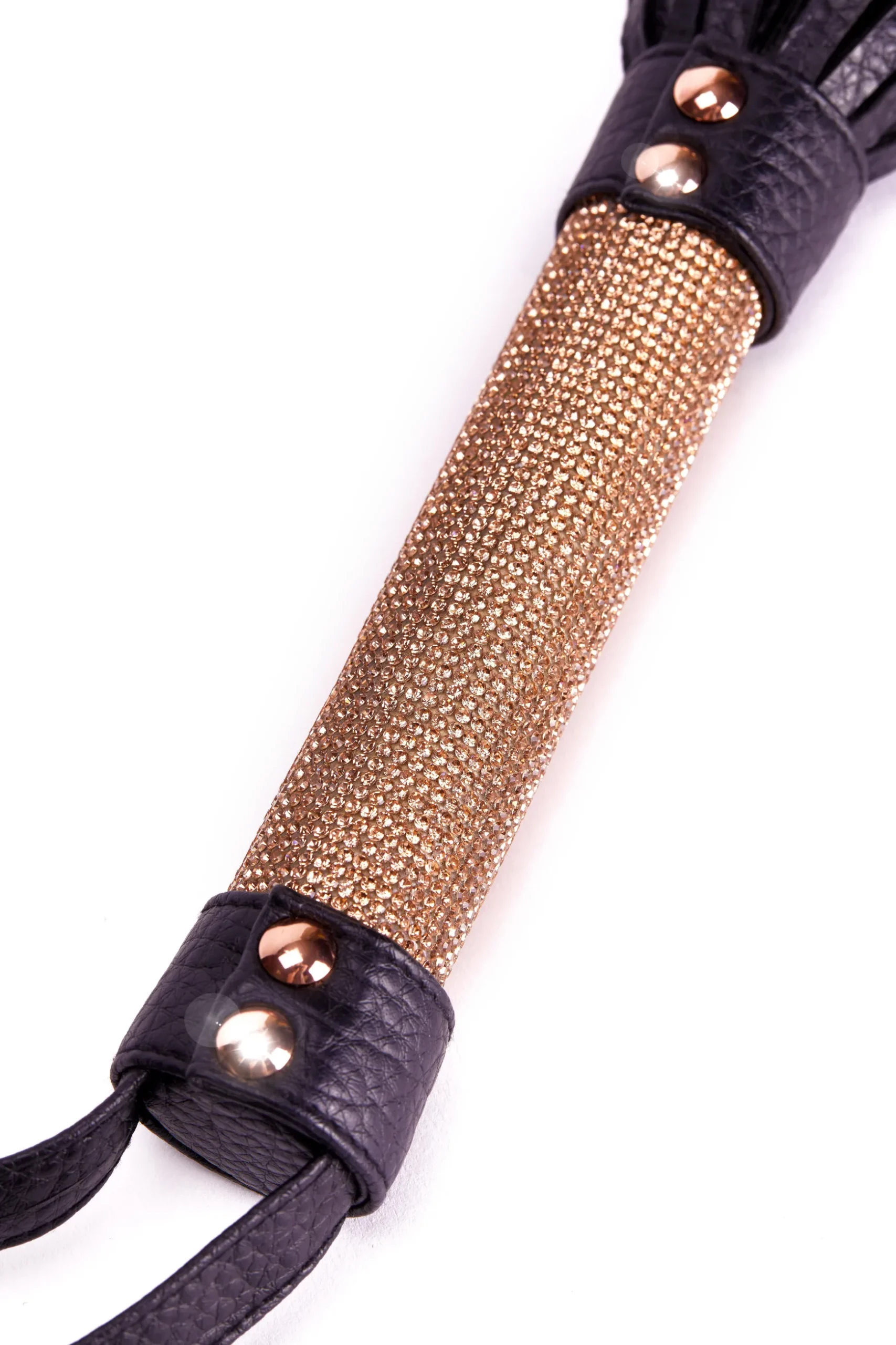 Parlour Faux Leather Diamante Flogger